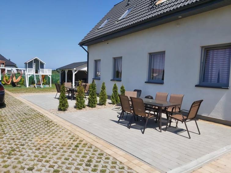 Domki Osada Kalinowa Leba Nowecin Sauna Екстер'єр фото