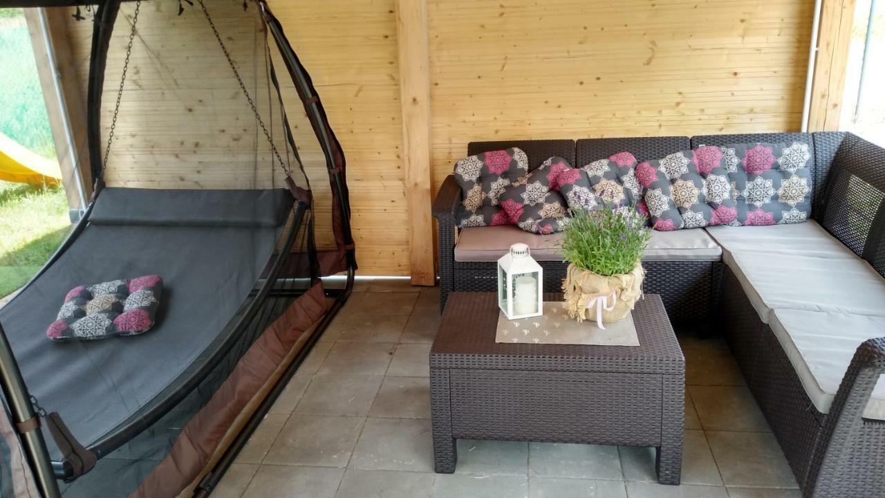 Domki Osada Kalinowa Leba Nowecin Sauna Екстер'єр фото