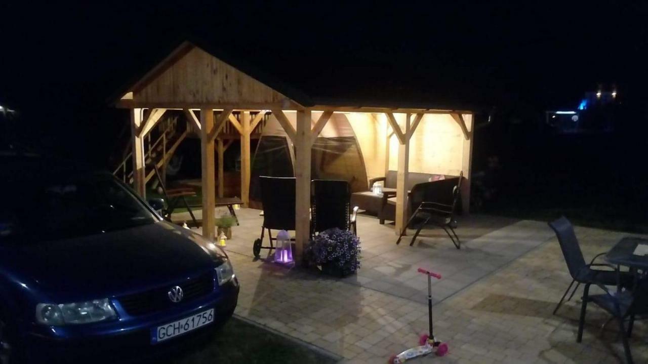 Domki Osada Kalinowa Leba Nowecin Sauna Екстер'єр фото